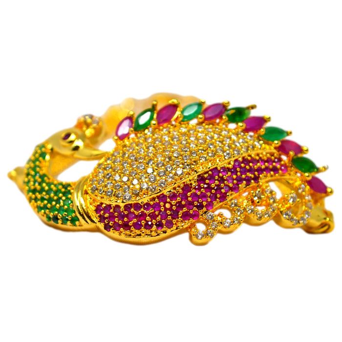 22KT Gold Peacock Bracelet For women