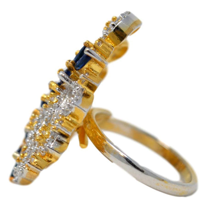 Rock Crystal & 18K Yellow Gold 3 Stone Ring 🤍 – Broer-Freeman Jewelers