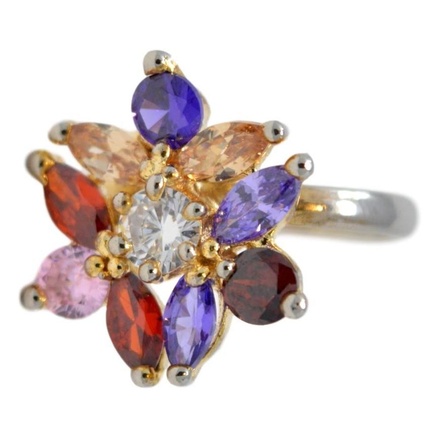 Stunning Cocktail Look Multi-Stone Ring